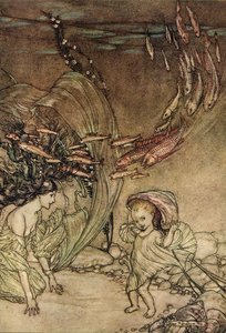 The Infancy Of Undine — Arthur Rackham