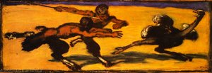 Ostrich Hunt — Franz Ritter Von Stuck