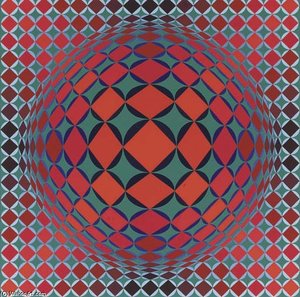 Kezdi-all — Victor Vasarely, Op Art