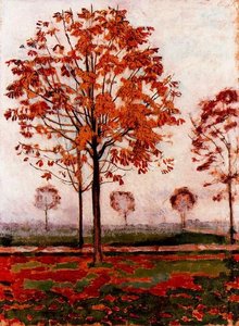 Alameda Chestnut In Autumn — Ferdinand Hodler