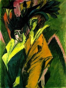 Two Women In The Street — Ernst Ludwig Kirchner