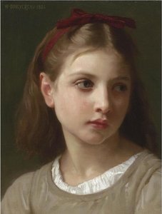 Une Petite Fille — William-adolphe Bouguereau