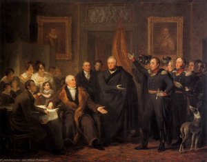 The Triumvirate Assuming Power on behalf of the Prince of Or....21 November
