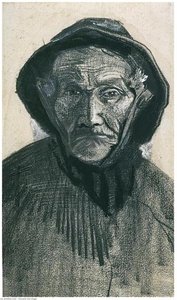 Fisherman With Sou'wester, Head — Vincent Willem Van Gogh, Post-impressionism