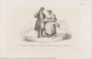 Costumes Of Polish Peasants Near Warsaw — Sébastien Leclerc I