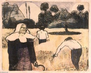 Le Moissonneur (the Harvester) — Émile Bernard
