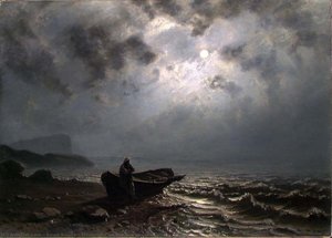 Moonlight on the Norwegian Coast