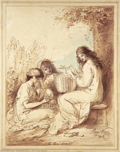 The Three Sisters — Benjamin West, Neoclassical