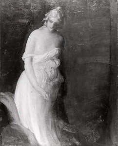 Half Draped Figure, (painting) — Arthur B. Davies