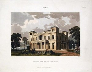 Design For An Italian Villa — Robert Havell, Neoclassicism
