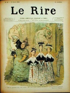 At The Salon — Charles Lucien Léandre