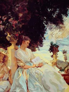 In A Garden. Corfu — John Singer Sargent
