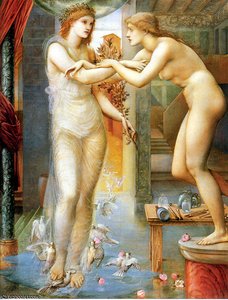 The God Head Fires — Edward Coley Burne-jones, Pre-raphaelite