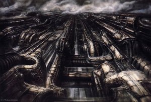 Hr Giger Biomechanicallandscape - (010) — H.r. Giger