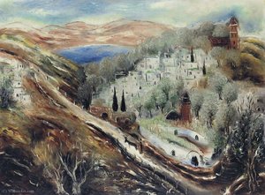 Lake Kinneret, (1930s) — Reuven Rubin