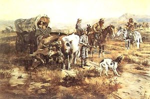 A Doubtful Visitor — Charles Marion Russell
