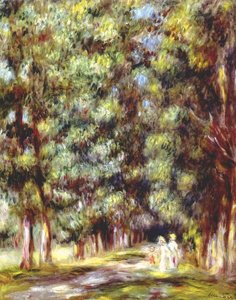 Path Through The Undergrowth — Pierre-auguste Renoir, Impressionism