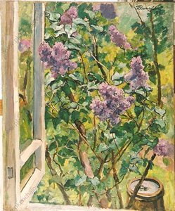 Still Life. Lilacs In The Window. — Pyotr Konchalovsky