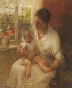 A Cottage Madonna — William Edward Stott