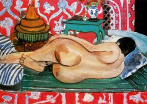 Nu Couché De Dos Huile Sur Toile Collection Particulière — Henri Matisse, Fauvism
