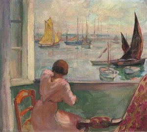 Young Girl At The Window — Henri Lebasque