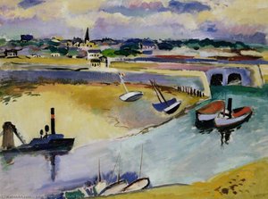 St Malo Harbour — John Mcnairn