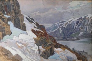 Sketch Made By Travelling In Italy And Switzerland — Nicholas Roerich