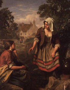 At The Spring Or Gossip
