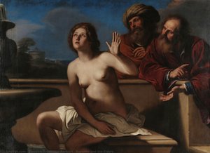 Susanna And The Elders — Guercino, Baroque Painting