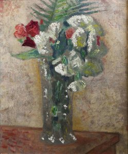 Carnations in a vase