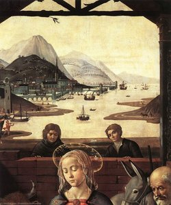 Adoration Of The Magi (detail) — Domenico Ghirlandaio