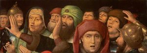 A Jeering Crowd Fragment Of A Mocking Of Christ — Memling, Hans