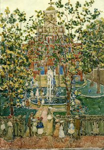 The Bartol Church (aka The Fountain) — Maurice Brazil Prendergast