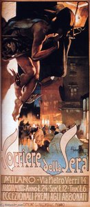 Advertising Poster - Corriere Della Sera — Adolf Hohenstein