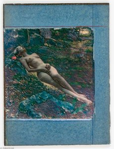 Untitled (nude Female Lying In Forest Undergrowth) — Joseph Cornell