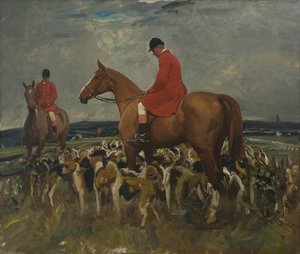Nobby Gray With The Hunt — Sir Alfred James Munnings