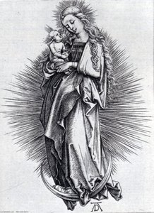 The Virgin On The Crescent — Albrecht Dürer, Northern Renaissance