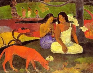 Arearea I — Eugène Henri Paul Gauguin, Post-impressionist Style