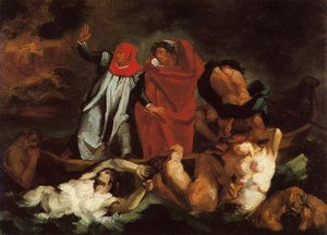 The Barque Of Dante (after Delacroix) — Paul Cézanne