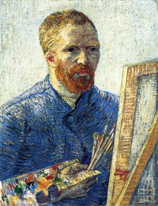 Self Portrait As A Painter (also Known As Self Portrait In Front Of The Easel) — Vincent Willem Van Gogh, Post-impressionism