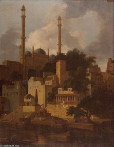 Aurangzeb's Mosque — Edward Thomas Daniell