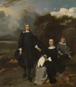 Family In A Landscape, Barend Graat, 1650 - 1660 — Barent Graat
