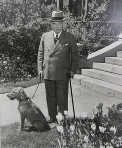 Rt. Hon. William Lyon Mackenzie King And Dog Pat — Karsh Of Ottawa
