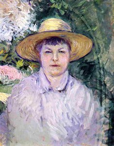 Portrait Of Madame Renoir — Gustave Caillebotte