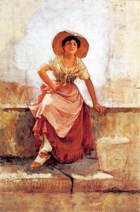 Florentine Flower Girl 1 — Frank Duveneck