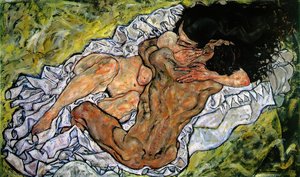 Embrace (lovers Ii) - - , — Egon Schiele