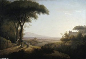 A View Of The Campagna Of Rome — Jacob More