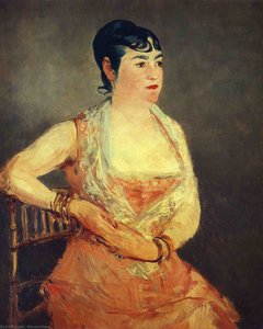 Jeanne Martin In Pink Dress — Édouard Manet