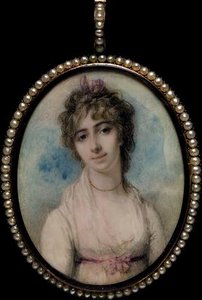 Pd.200-1961 Portrait Miniature Of Mrs Arbuthnot — Richard Cosway, Rococo