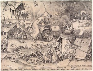 Anger Makes The Mouth Swell And Blackens The Blood In The Veins — Pieter Bruegel The Elder